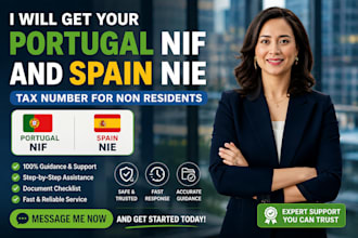 get your portugal nif and spain nie tax number for non residents
