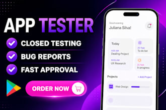 provide 12 testers closed testing for 14 days 20 testers google play