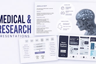 design a professional healthcare presentation