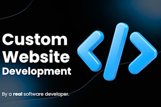 develop a unique website with custom functionality