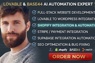 fix your loveable lovable website webapp base44 supabase vercel cursor ai expert