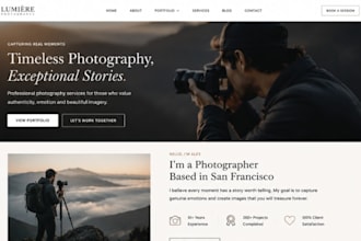 design squarespace photography website portfolio showcase photographer website
