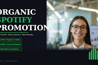 organic spotify music promotion to boost spotify music