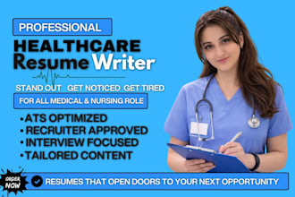 build ats resume cv for it, healthcare, nursing, tech sales, project management