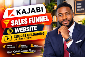 design kajabi online course, kajabi website, kajabi sales funnel, kajabi expert