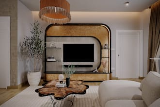 create photorealistic interior rendering for homes and commercial spaces