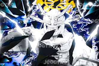 to make an anime style roblox gfx thumbnail for your channel