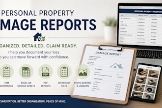 create your claim ready property damage report
