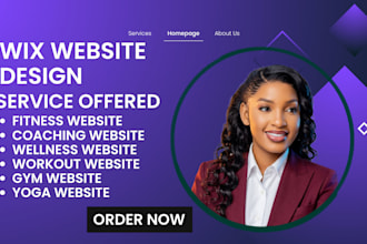 redesign wix yoga life coach fitness wellness meditation sport booking website