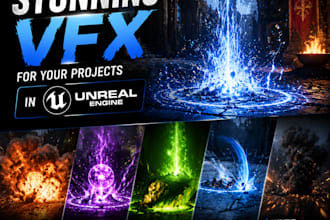 create stunning unreal engine 5 niagara vfx for your game or film