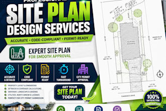 create a site plan, landscape design and backyard renovation plan