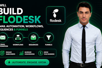 build flodesk email automation, workflows, sequences and funnels