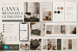 setup canva branding kit canva social media template brand kit brand guidelines
