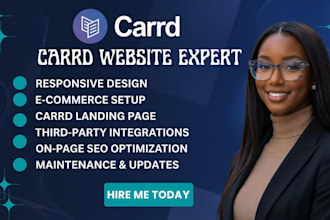 design carrd website redesign carrd website card website landing page wix design