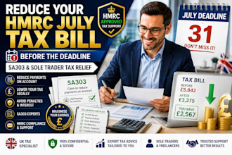 reduce your hmrc tax bill before deadline for UK sole trader penalty relief