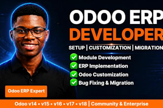 do odoo erp implementation, customization, module development and migration