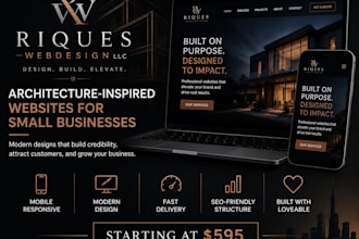 design a modern website for your small business