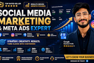 manage social media marketing, meta ads, google ads and gbp optimization