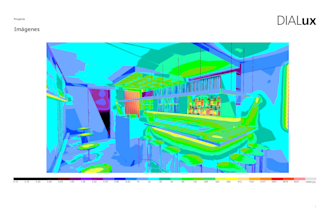 do dialux evo calculations for interior lighting design