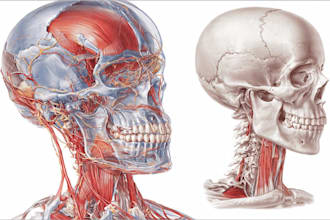 draw detailed medical illustrations