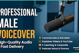 deliver an authentic, down to earth everyday dad voice over