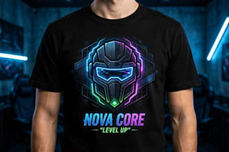 create modern and trendy tshirt design for your brand