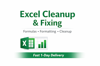 excel spreadsheet cleanup fixing automation and organization