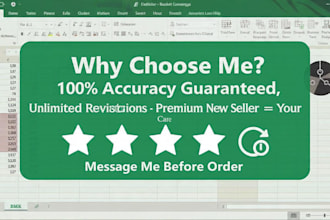 do excel data entry, vlookup, pivot tables and dashboard