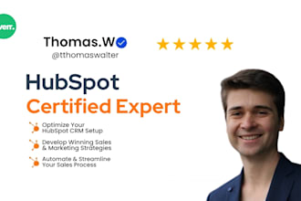 setup hubspot CRM automation workflow and hubspot integration for business