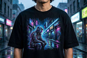 create modern and trendy tshirt design for your brand