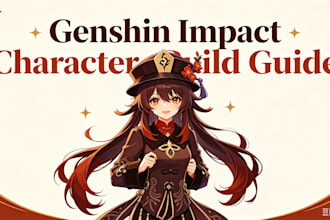 create a custom genshin impact character build guide for you