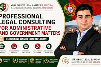 professional legal consulting for administrative and government matters