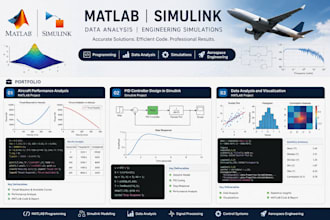 do python data analysis and matlab engineering simulation