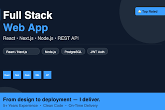build your full stack web app