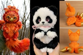 create custom plush toys personalized stuffed animal dolls for gifts decorations