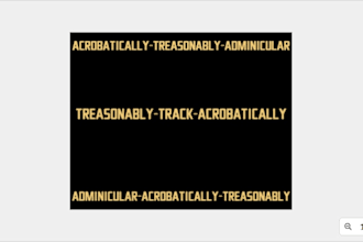 do acrobatically treasonably track adminicular