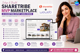 setup build sharetribe mvp website marketplace as sharetribe expert weweb