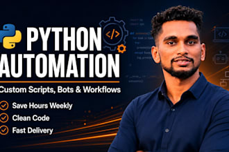 automate your tasks with a custom python script, bot, or workflow