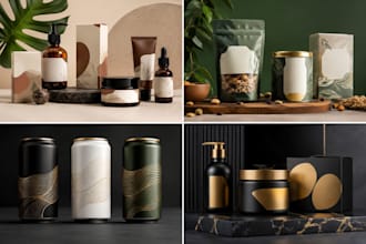 design packaging, product design and label design for your brand