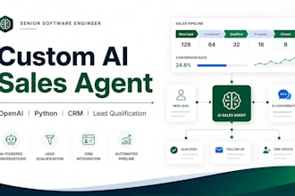 build a custom ai sales agent with openai and python