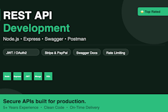 design and build a secure rest API