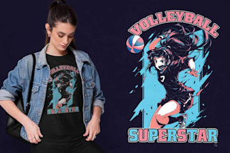 create sports volleyball and football club logo