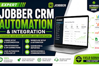 setup jobber crm auromation jobrend buildertrend jobber roofr goghighlevel zoho