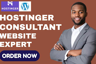 design hostinger website hostinger wordpress build hostinger consultant website