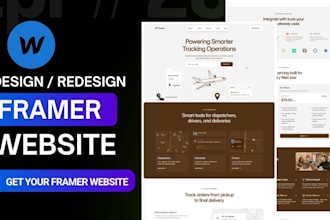 build framer premium website and landing page
