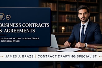 draft professional business contracts and legally binding agreements