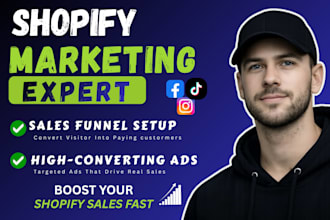 boost shopify sales with facebook ads and shopify marketing