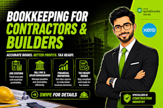 do construction bookkeeping, job costing, and cleanup