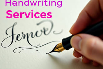 do handwrite notes and letters