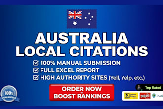 do top high da australian local citations for local SEO